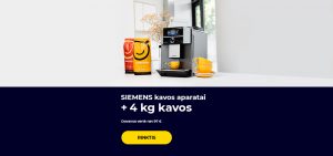 SIEMENS kavos aparatai + 4 kg kavos